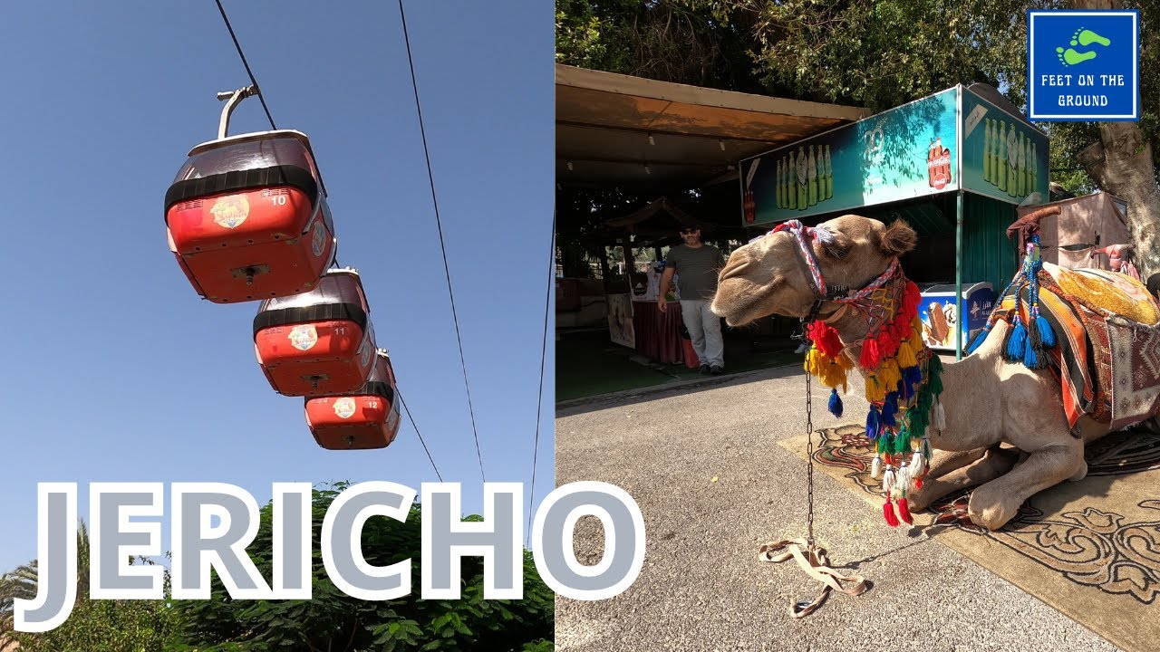 JERICHO - Cable Car drive up to MOUNT OF TEMPTATION