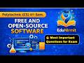 📢🔥Most Important Questions for Exam || Free and Open Source Software || CS 4th Sem @EduNirmit