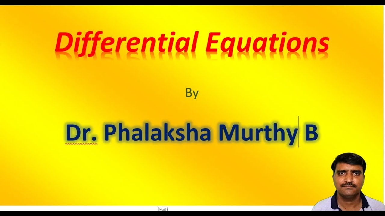 Differential Equations-10| First order higher degree DE
