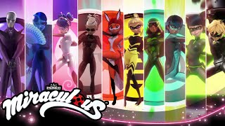 MIRACULOUS | 🐞 TRANSFORMACIONES 🐞 | Las Aventuras de Ladybug