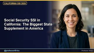 Social Security SSI in California: The Biggest State Supplement in America