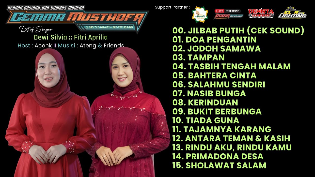 Full Album Qosidah Modern GEMMA MUSTHOFA :: DEWISTA Pro Audio :: EL R Lighting :: IRZAN Production