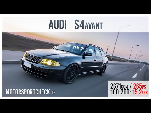 Audi S4 b5 0-100 Acceleration Topspeed Sound