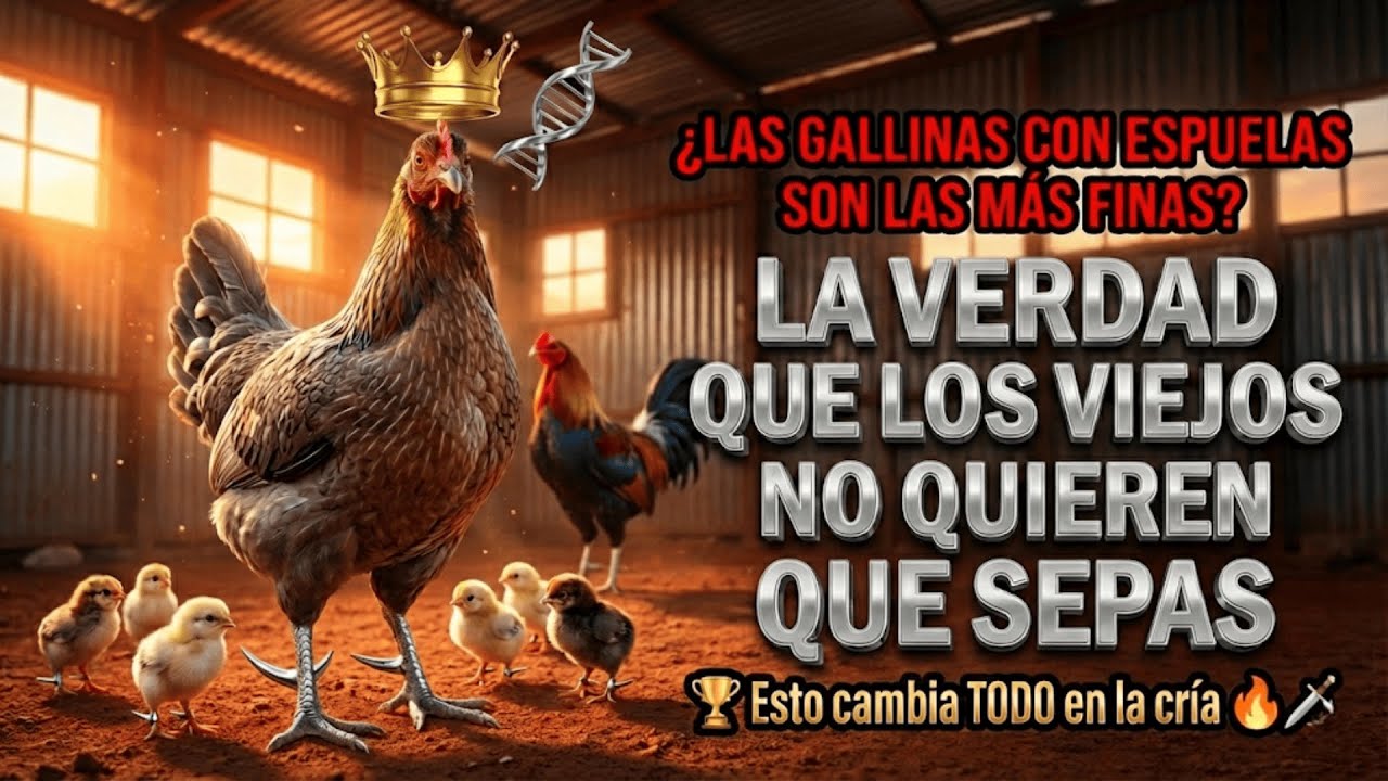 La verdad sobre las espuelas en gallinas finas