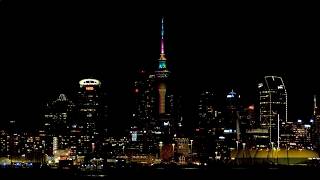 Auckland Sky Tower 29th Birthdday 4K