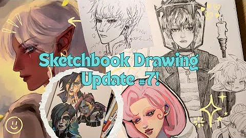 Full Time Artist's Sketchbook Tour[Drawing Update 7]