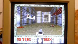 Testing game DOOM on 386DX 40MHz 8MB RAM