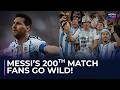 Argentina Fans Take Over Kansas City As Messi Plays His 200th Match