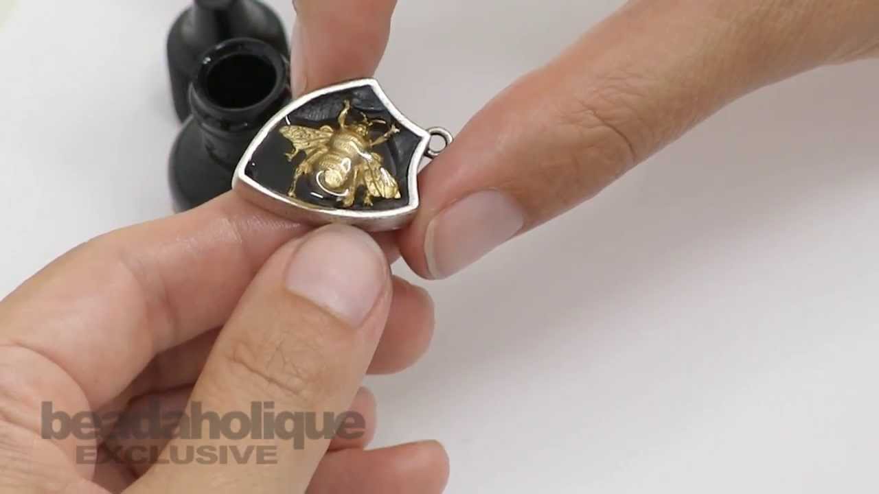 How to do Faux Enameling with Crystal Clay and Resin by Becky Nunn