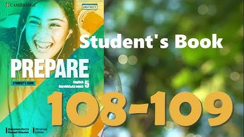 Prepare 5 НУШ Unit 18 Weather. Vocabulary & Listening pp.108--109 Student