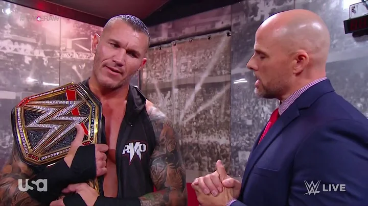 Adam Pearce announces Randy Orton vs Drew McIntyre...