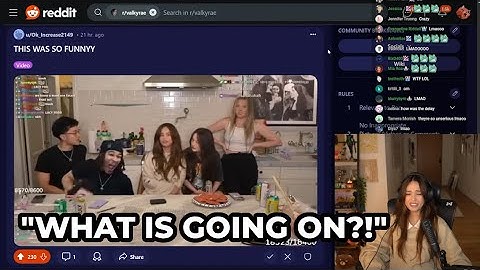 Valkyrae reacts to seeing Plaqueboymax and Stable Ronaldo INSERTING themselves into JASON