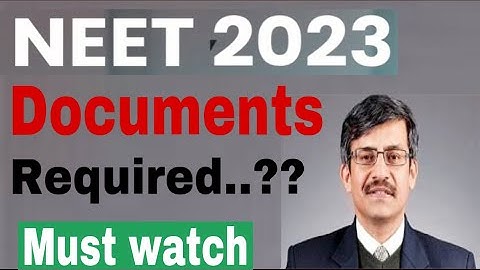 Imp documents :-NEET 2023 documents required 🔥#neet2023documents #neet2023 #neet2023latestnews#neet