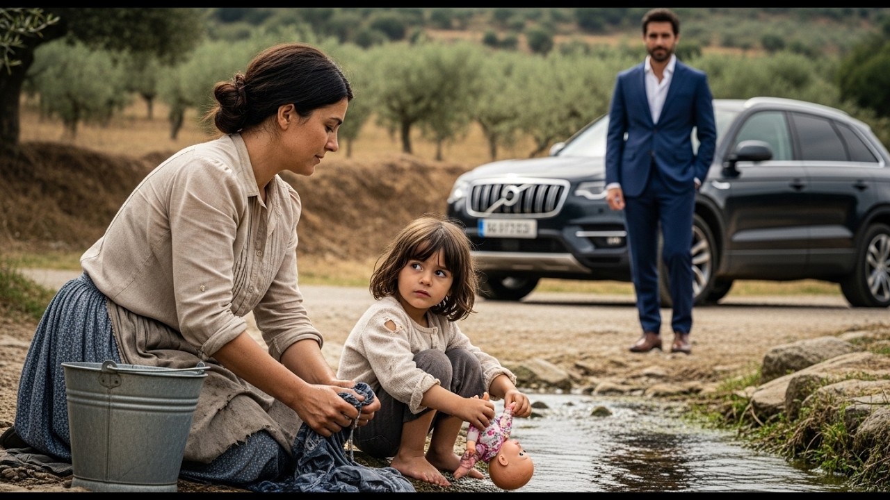 AO VER UMA MÃE LAVANDO ROUPAS NA ESTRADA, MILIONÁRIO TOMA UMA DECISÃO QUE NINGUÉM ESPERAVA