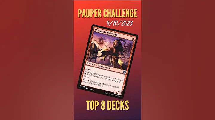 Sunday Pauper Challenge TOP 8 Decklists (2023-09-10) #shorts #mtgpauper #pauperchallenge
