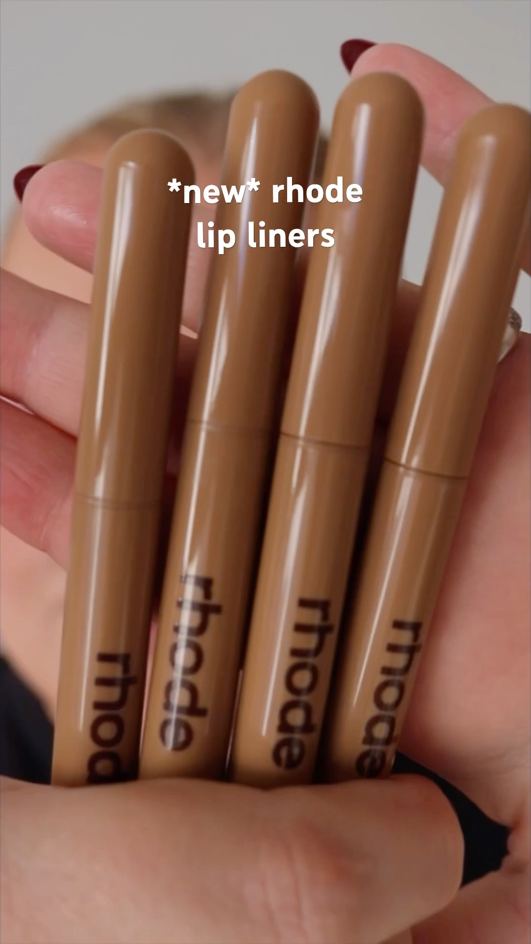 Rhode lip liners 👄 #newmakeup - YouTube
