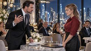 Single Dad Billionaire’s Wife Called a Shy Waitress Illiterate — Then the Room Fell Silent