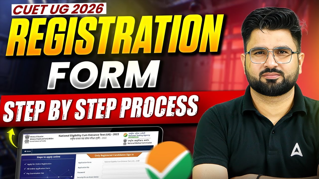 CUET UG 2026 Application Form Filling | Step By Step Process | CUET Registration Form