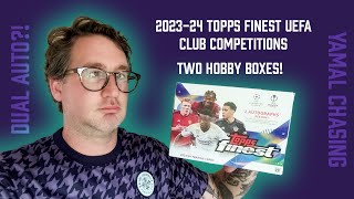 2023-24 Topps Finest UEFA Club Competitions - Two Hobby Boxes