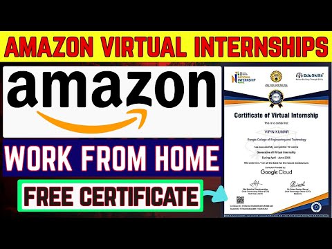 Amazon Virtual Internship 2026 | Amazon work from home internship ...