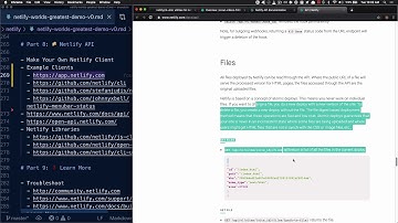 Sept 2019 Intro to Netlify Part 8: Netlify API