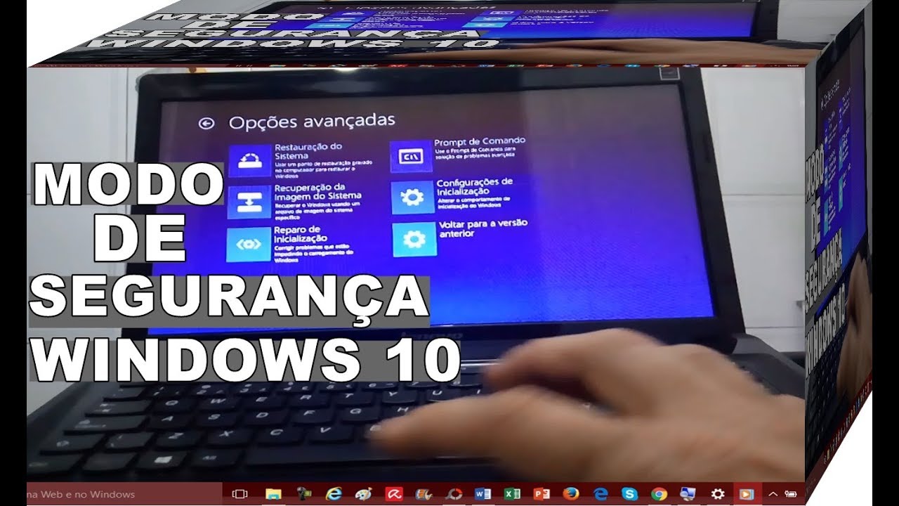 Veja Como Acessar o Modo de Segurança no Windows 10 - YouTube