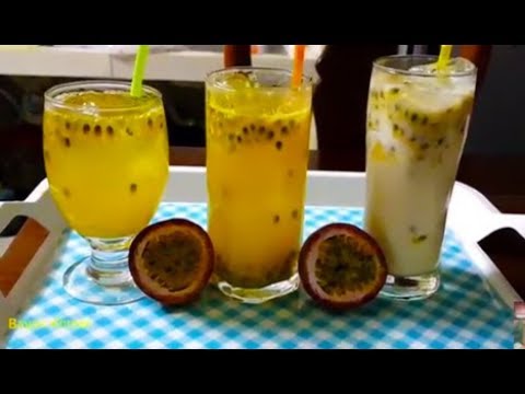 how-to-make-passion-juice-|-healthy-drinks-with-passion-fruit-|-khmer-cooking-style