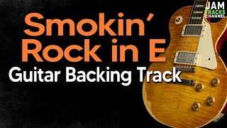 Smokin' Rock Groove - Guitar Backing Track in E