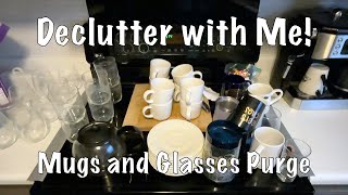 Declutter with Me: Mugs and Glasses Purge