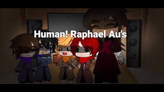 TMNT Human! Au react to Raphael Au's || Español/English || Gacha Club