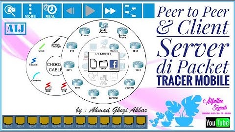 Membuat Jaringan Peer to peer & Client Server di Packet Tracer Mobile || Part 1
