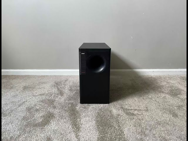 Bose Acoustimass 15 Module Home Theater Powered Active Subwoofer Speaker - YouTube