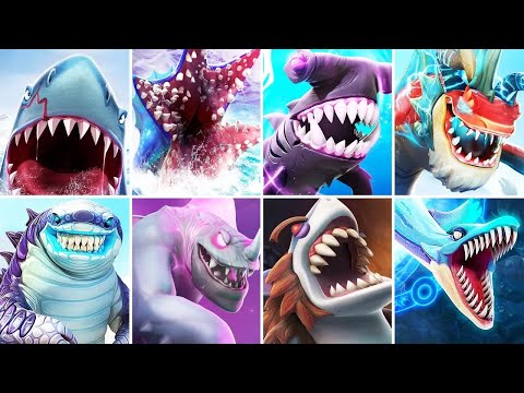 Hungry Shark Evolution - ALL SHARKS
