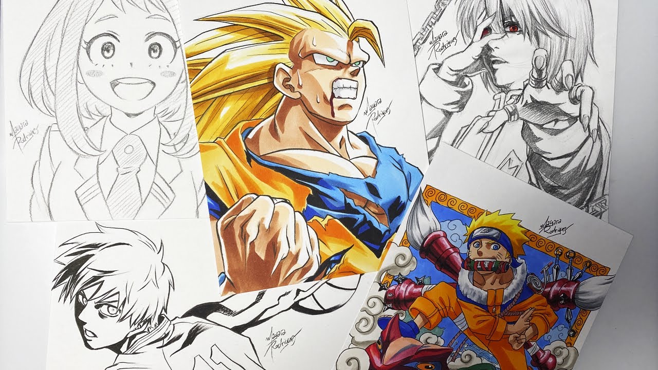 Speed drawing anime Brasil