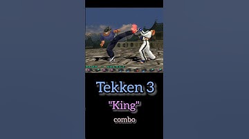 Tekken 3 "King" 10 Hit Combo tutorial By Epxse emulator gameplay with button 🔘