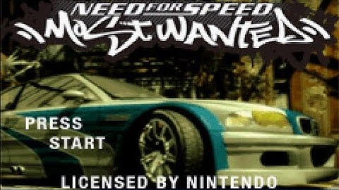 Need for Speed: Most Wanted - Game Boy Advance (2005)