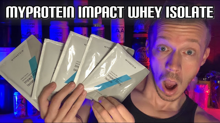 So sánh giữa myprotein isolate whey và myprotein thường