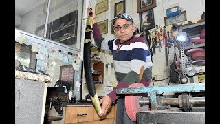 Sivaslı Bıçak Ustası Yeniçeri Kılıcı Yaptı