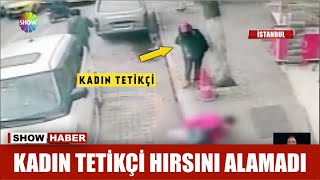 Kadın tetikçi hırsını alamadı