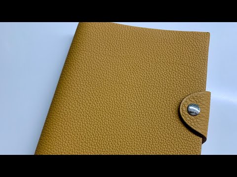 A Few Fair Accessories - Hermes Ulysse PM Notebook in Gold Togo