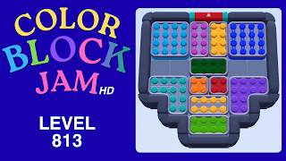 Color Block Jam Level 813 Solution Walkthrough