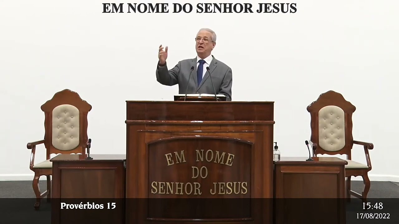 Palavra CCB gloriosa:provérbios,cap 15(irmão Luiz Carlos ancião.de BH