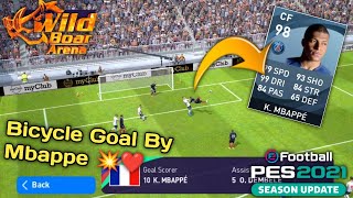 Stunning Bicycle Goal By Mbappe #Shorts  #Pes2021