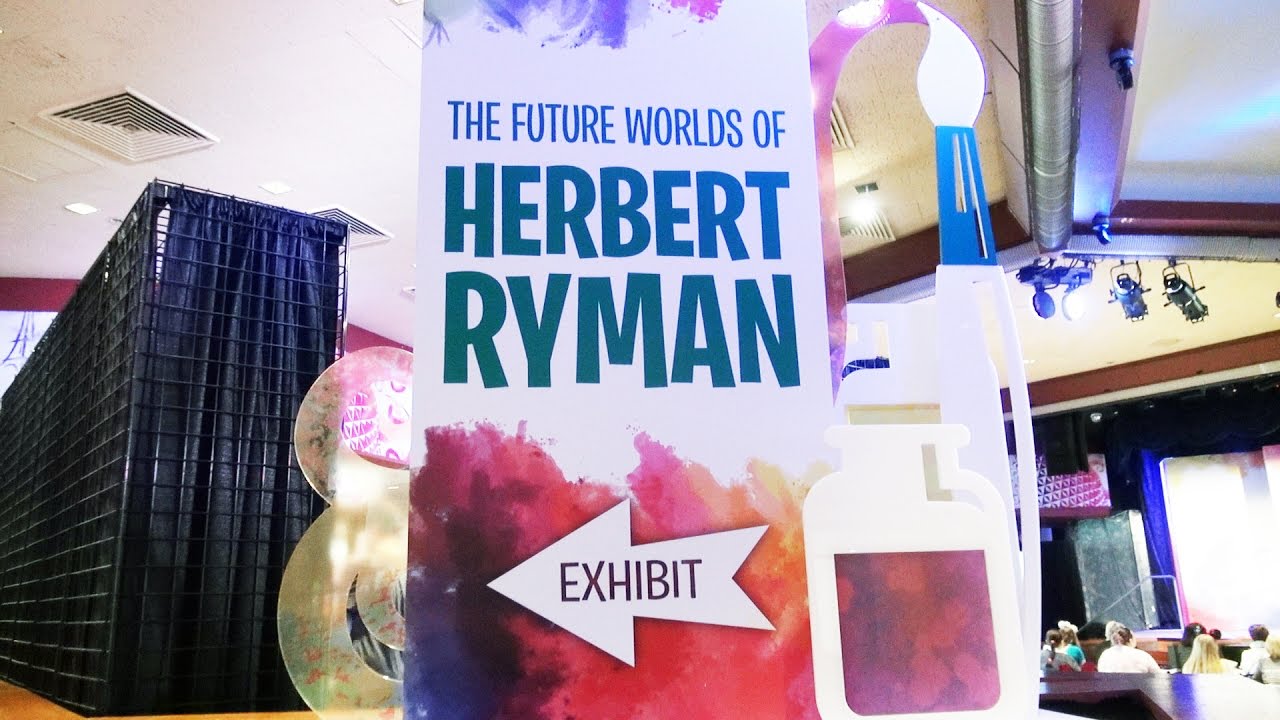 walt disney world vacation The Future Worlds Of Herbert Ryman Exhibit at Epcot's Festival Of The Arts 2017 - Walt Disney World