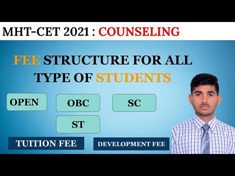 Fee Structure For All Students In Maharashtra | Of All Colleges | MHT-CET Counselling | Engineering