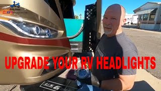How To Upgrade Your Rv Headlights For Better Visibility On The Road.