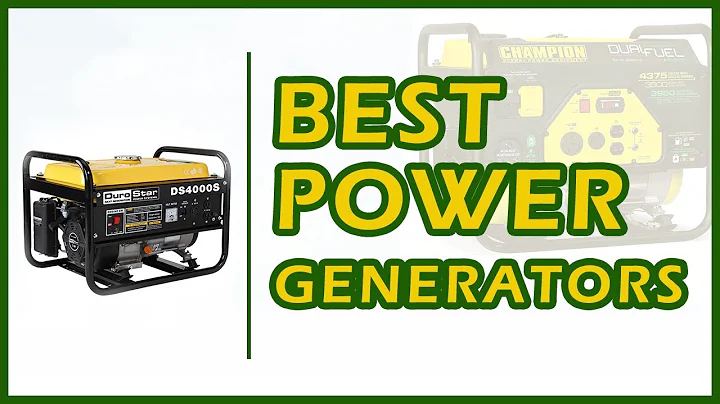 Top 5 Power Generators for Reliable Electrical Backup
