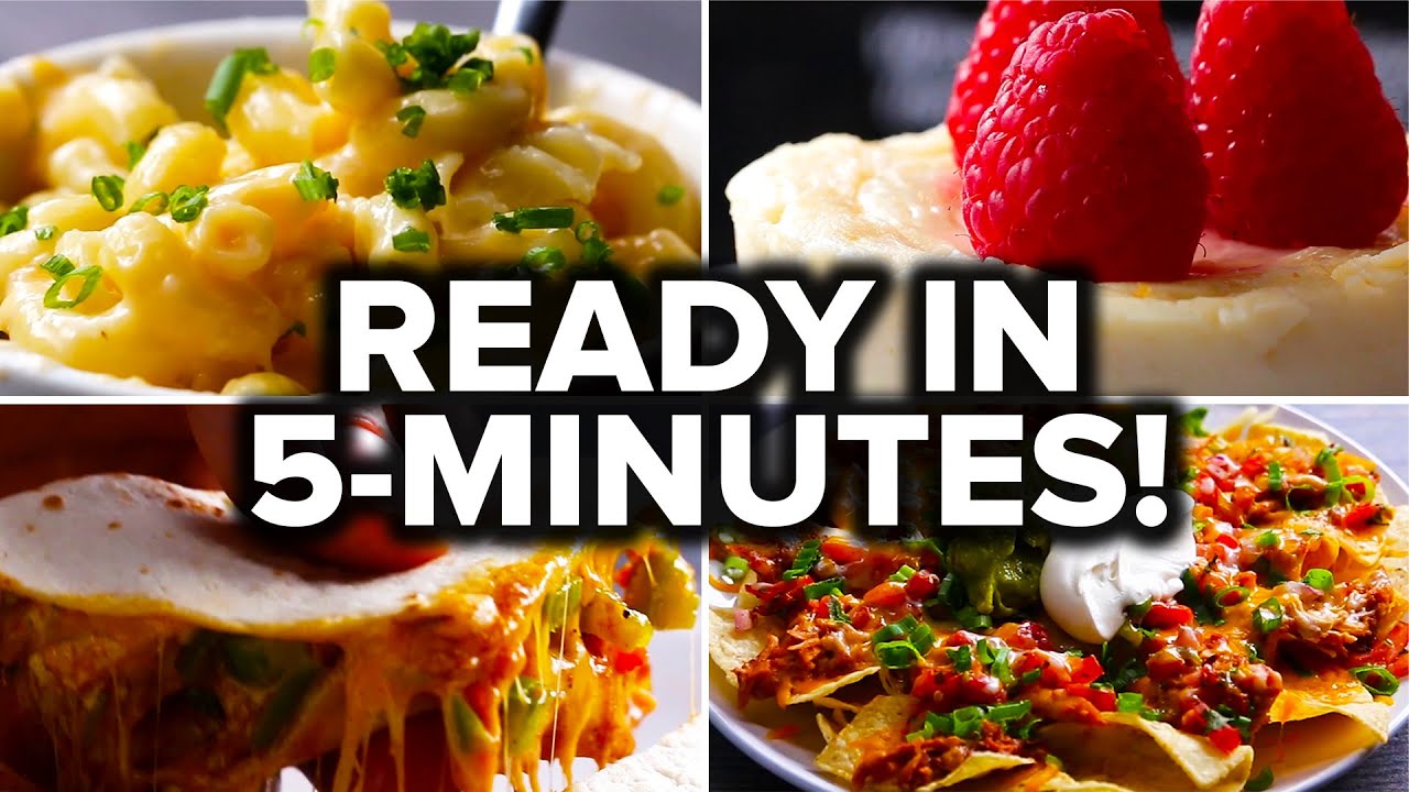 7 Recipes You Can Make In 5 Minutes 