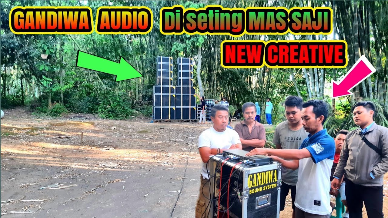 Begini sekarang GANDIWA  AUDIO di seting Owner NEW CREATIVE ...!!!