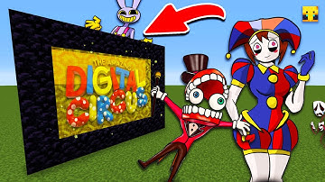 How To Make A Portal To The Amazing Digital Circus Dimension in Minecraft